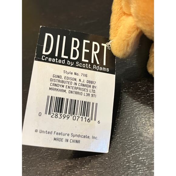 Gund Dilbert Ratbert Beanbag Plush 4" Mini- NWT - Picture 5 of 5